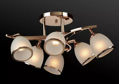 Потолочная люстра Максисвет 1-9617-6-FG E27