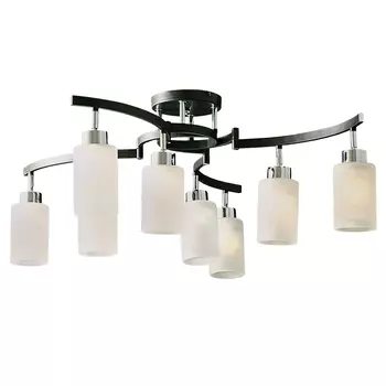 Потолочная люстра Максисвет 6105 1-6105-8-CR+DWE E27