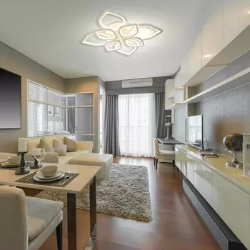 Потолочная люстра Максисвет 7346 1-7346-8-WH Y LED