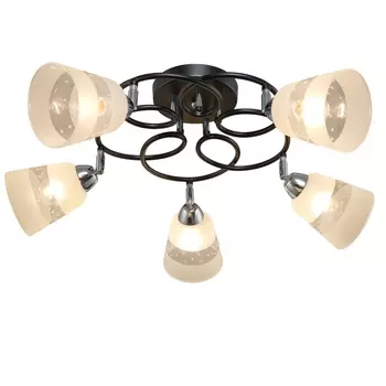 Потолочная люстра Максисвет 8795 1-8795-5-BK+CR E14