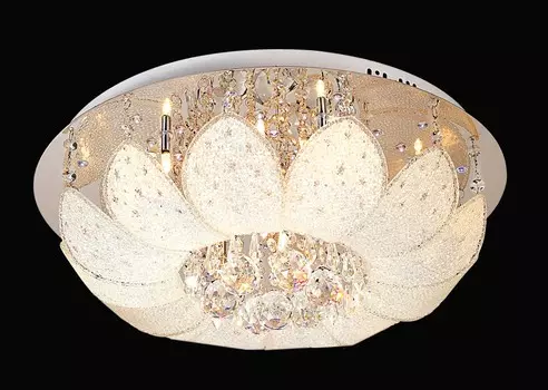 Потолочная люстра Максисвет 9677 1-9677-10-CR-LED Y G4