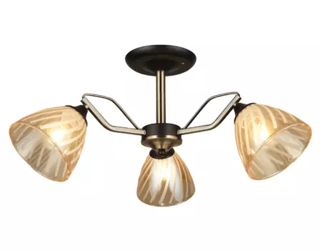 Потолочная люстра Мелодия Света P7401-3 BK+AB 000029924
