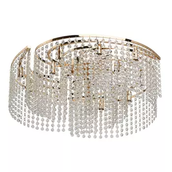 Потолочная хрустальная люстра MW Light Каскад 113010213