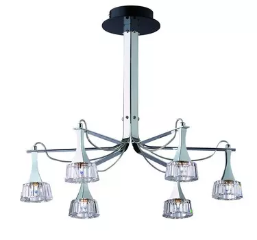 Потолочная люстра N-Light N-Light 181 181-06-13 chrome + black (glass 1)