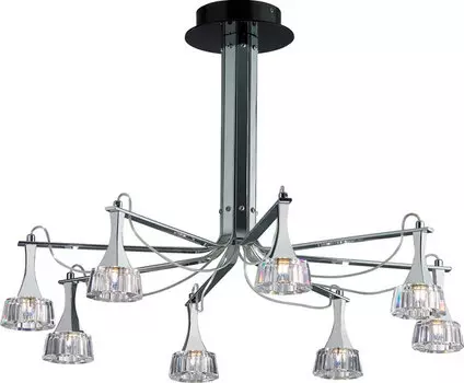 Потолочная люстра N-Light N-Light 181 181-08-13 chrome + black (glass 1)