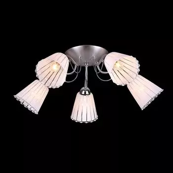 Потолочная люстра Natali Kovaltseva 10792 10792/5C NICKEL, CHROME