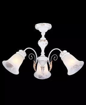 Потолочная люстра Natali Kovaltseva 11438/3С WHITE&amp;GOLD