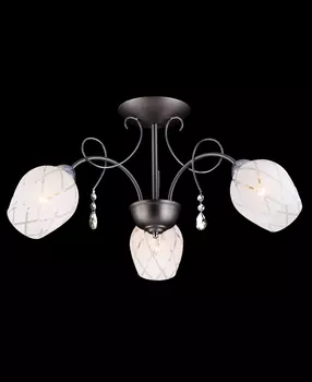 Потолочная люстра Natali Kovaltseva 11447/3C NICKEL, CHROME