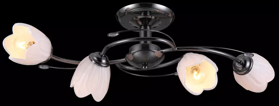 Потолочная люстра Natali Kovaltseva 11487/4 DARK CHROME