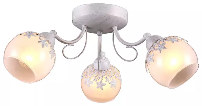 Потолочная люстра Natali Kovaltseva 75043 75043-3C WHITE GOLD