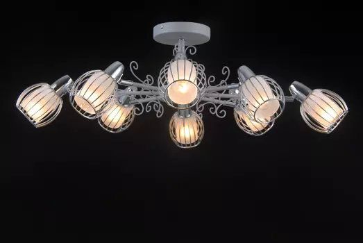 Потолочная люстра Natali Kovaltseva Oslo OSLO 81041-8C STAIN GRAY