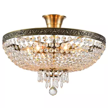 Потолочная люстра Natali Kovaltseva Rococo ROCOCO 81407/6C ANTIQUE