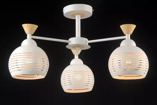 Потолочная люстра Natali Kovaltseva Stuttgart STUTTGART 81052-3C MATT WHITE