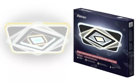 Потолочная люстра Ritter Brienno 52387 1