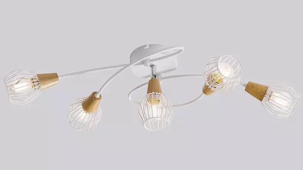 Потолочная люстра Rivoli Naturale Б0038094