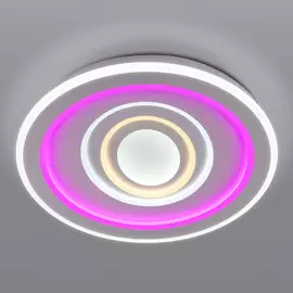 Потолочная люстра с пультом Coloris Eurosvet 90214/1 белый