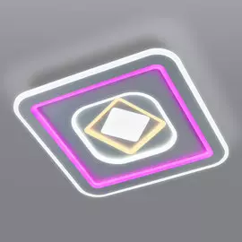 Потолочная люстра с пультом Coloris Eurosvet 90215/1 белый