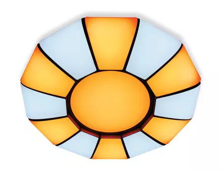 Потолочная люстра с пультом Orbital Parus Ambrella FP2311 WH 114W D480