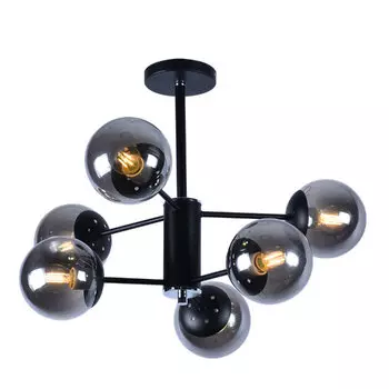 Потолочная люстра Seven Fires Aimee SF3309/6C-MBK-CR