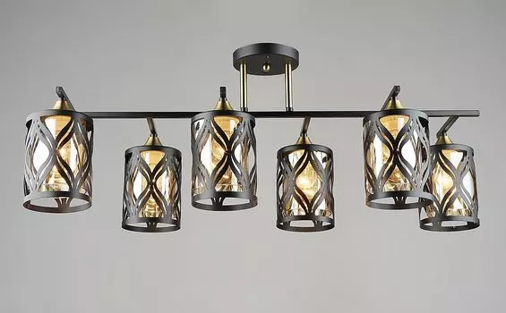 Потолочная люстра Wedo Light Miren WD3632/6C-CO-BK-AM