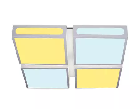 Потолочный LED светильник Ambrella Orbital Crystal Sand FS1888 WH/SD 1