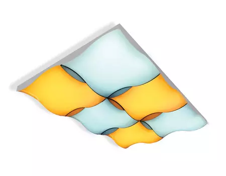 Потолочный LED светильник Ambrella Orbital Parus FP2356 WH 192W D720*4