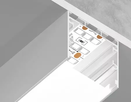 Профиль Ambrella Illumination GP2550WH