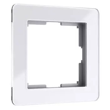 Рамка Werkel Acrylic белый W0012701/ Рамка на 1 пост Acrylic (белый)