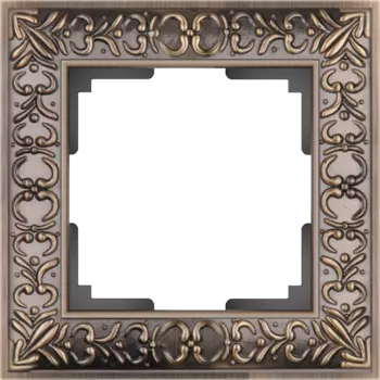 Рамка Werkel Antik WL07-Frame-01/Рамка на 1 пост (бронза)