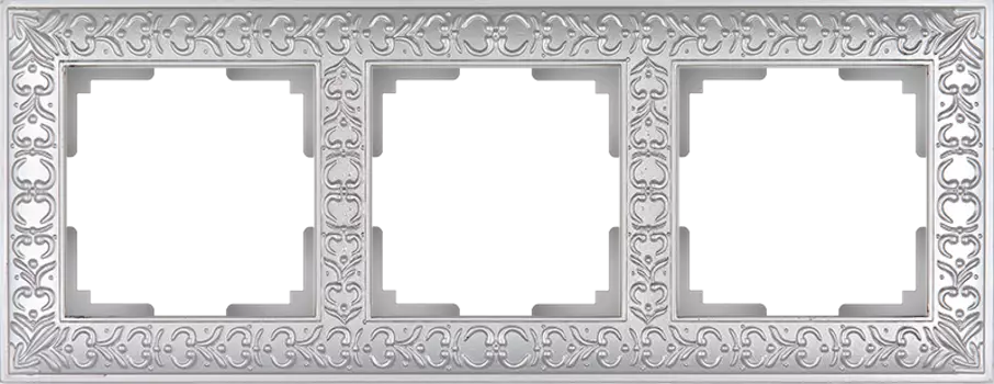 Рамка Werkel Antik WL07-Frame-03/Рамка на 3 поста (жемчужный)