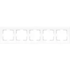 Рамка Werkel Favorit Белый матовый WL01-Frame-05 / Рамка на 5 постов (белый матовый)