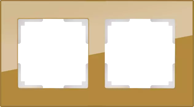 Рамка Werkel Favorit Бронзовый WL01-Frame-02 / Рамка на 2 поста (бронз