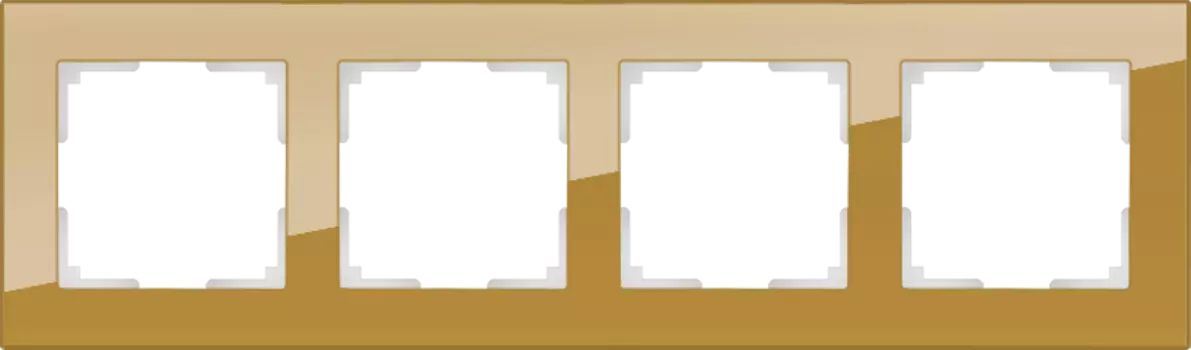 Рамка Werkel Favorit Бронзовый WL01-Frame-04 / Рамка на 4 поста (бронз