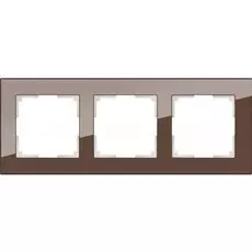 Рамка Werkel Favorit Мокко WL01-Frame-03 / Рамка на 3 поста (мокко)