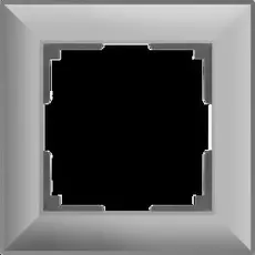 Рамка Werkel Fiore WL14-Frame-01/ Рамка на 1 пост (серебряный)