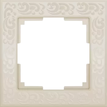 Рамка Werkel Flock WL05-Frame-01-ivory / Рамка на 1 пост (слоновая кос