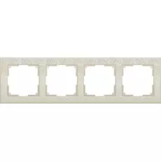 Рамка Werkel Flock WL05-Frame-04-ivory /Рамка на 4 поста (слоновая кость)