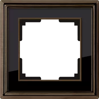 Рамка Werkel Palacio бронза/черный WL17-Frame-01/ Рамка на 1 пост (бро