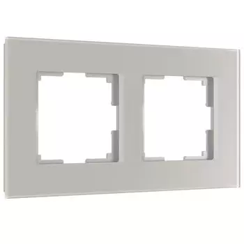 Рамка Werkel Senso дымчатый soft-touch W0023117/ Рамка на 2 поста Sens