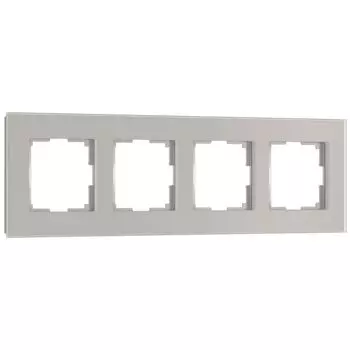 Рамка Werkel Senso дымчатый soft-touch W0043117/ Рамка на 4 поста Sens