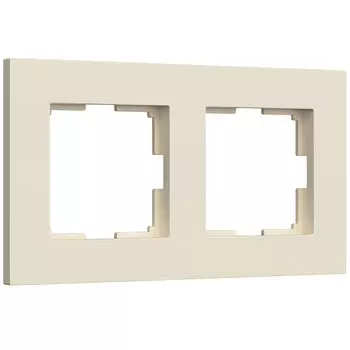 Рамка Werkel Slab айвори софт W0022962/ Рамка на 2 поста Slab (айвори