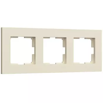 Рамка Werkel Slab айвори софт W0032962/ Рамка на 3 поста Slab (айвори