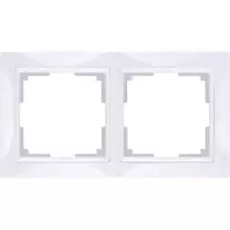 Рамка Werkel Snabb basic WL03-Frame-02/ Рамка на 2 поста (белый, basic)