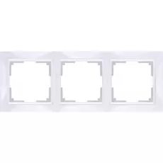 Рамка Werkel Snabb basic WL03-Frame-03/ Рамка на 3 поста (белый, basic)