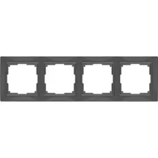 Рамка Werkel Snabb basic WL03-Frame-04/ Рамка на 4 поста (серо-коричневый, basic)