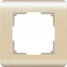 Рамка Werkel Stream WL12-Frame-01 / Рамка на 1 пост (шампань)