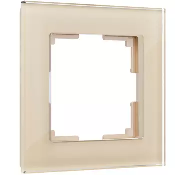 Рамка Werkel W0011111/ Рамка на 1 пост Favorit (шампань,стекло)