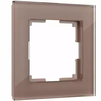 Рамка Werkel W0011142/ Рамка на 1 пост Favorit (латте, стекло)