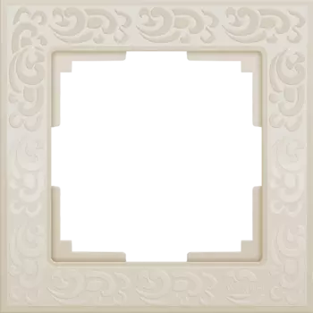 Рамка Werkel W0012303/ Рамка на 1 пост Flock (слоновая кость)
