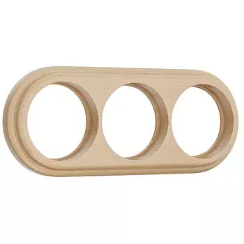 Рамка Werkel W0035224/ Рамка на 3 поста (светлый бук) (RAMKA 03 WL15 M